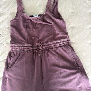 BKE Mauve Sleeveless Jumpsuit